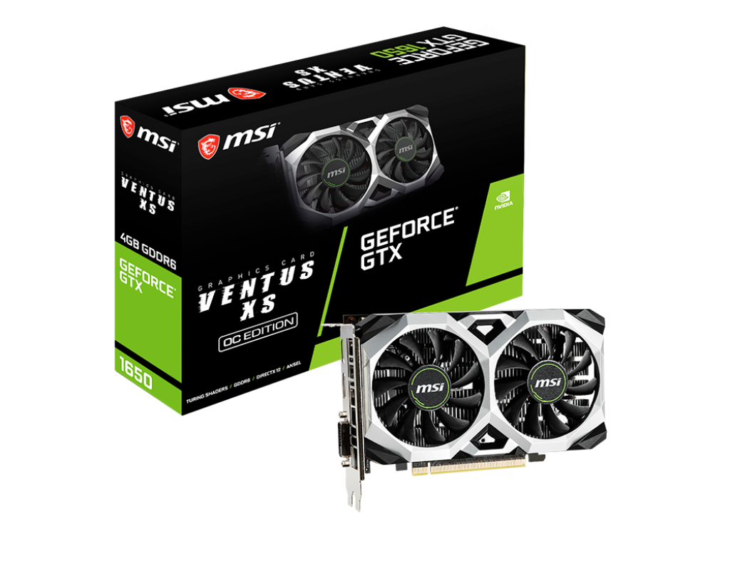 Tarjeta de Video MSI Ventus XS GTX 1650 4GB GDDR6