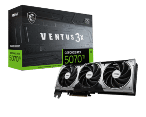 Tarjeta de Video MSI Ventus 3X RTX 5070Ti 16GB GDDR7