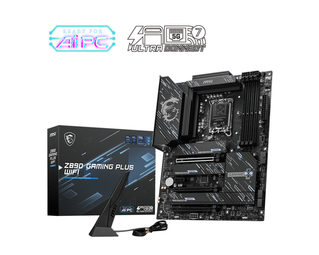 TARJETA MADRE MSI Z890 GAMING PLUS WIFI DDR5 INTEL LGA 1851