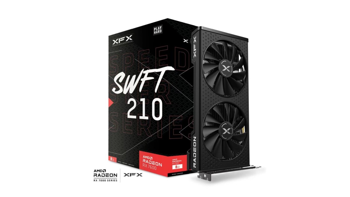 Tarjeta de Video XFX Swft 210 RX 7600 8GB GDDR6