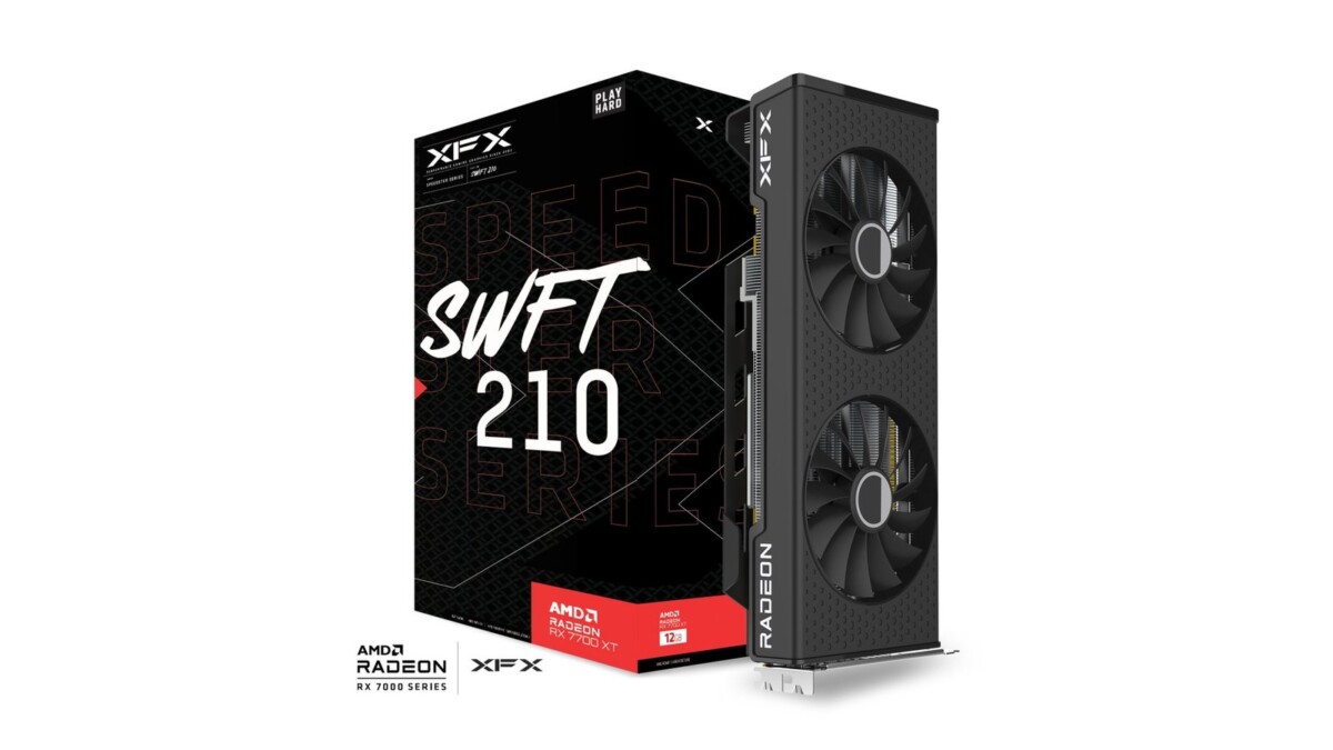 Tarjeta de Video XFX Speedster Swft 210 RX 7700 XT 12GB GDDR6