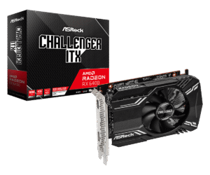 Tarjeta de Video Asrock Challenger AMD RX 6400 4GB GDDR6