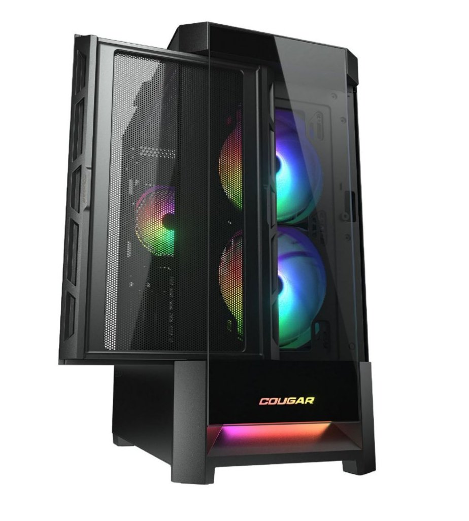 Gabinete Gamer Cougar Duoface RGB Black