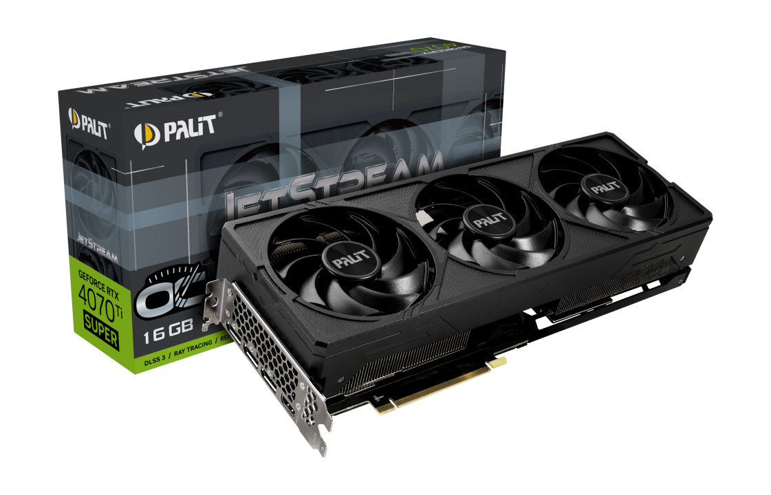 Tarjeta de Video Palit JetStream OC RTX 4070 Ti Super 16GB GDDR6